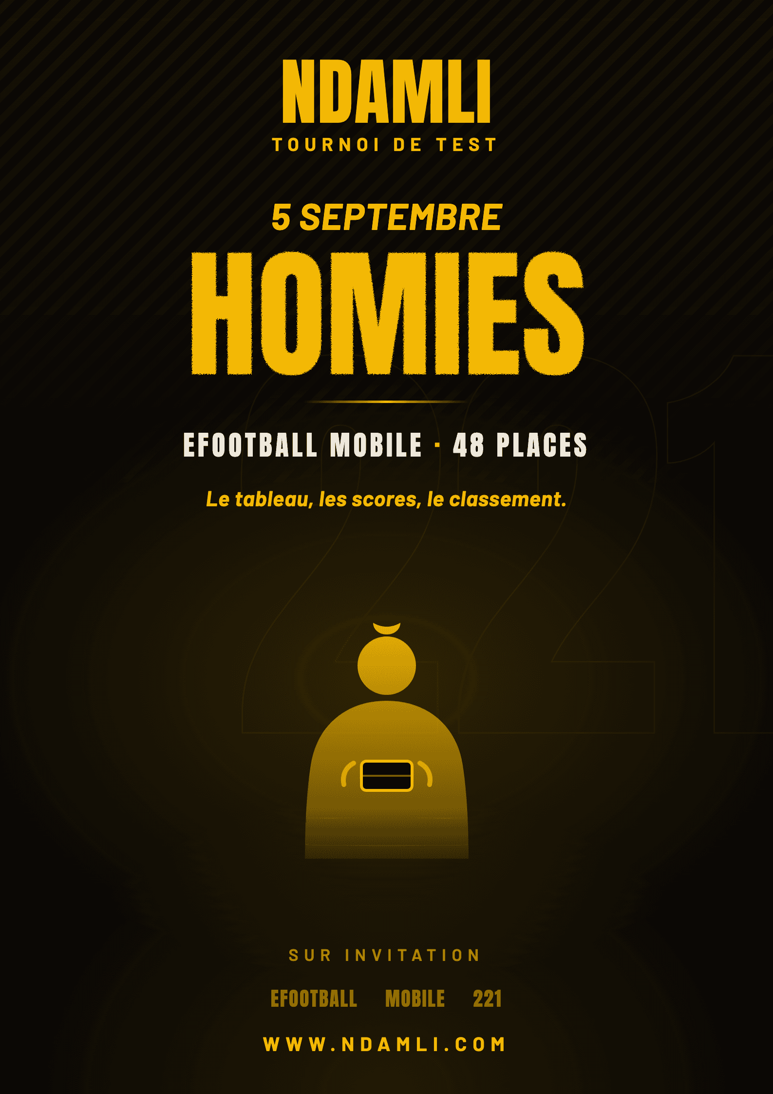Affiche du tournoi HOMIES